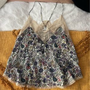 Zadig & Voltaire Paisley Camisole/Tank XS